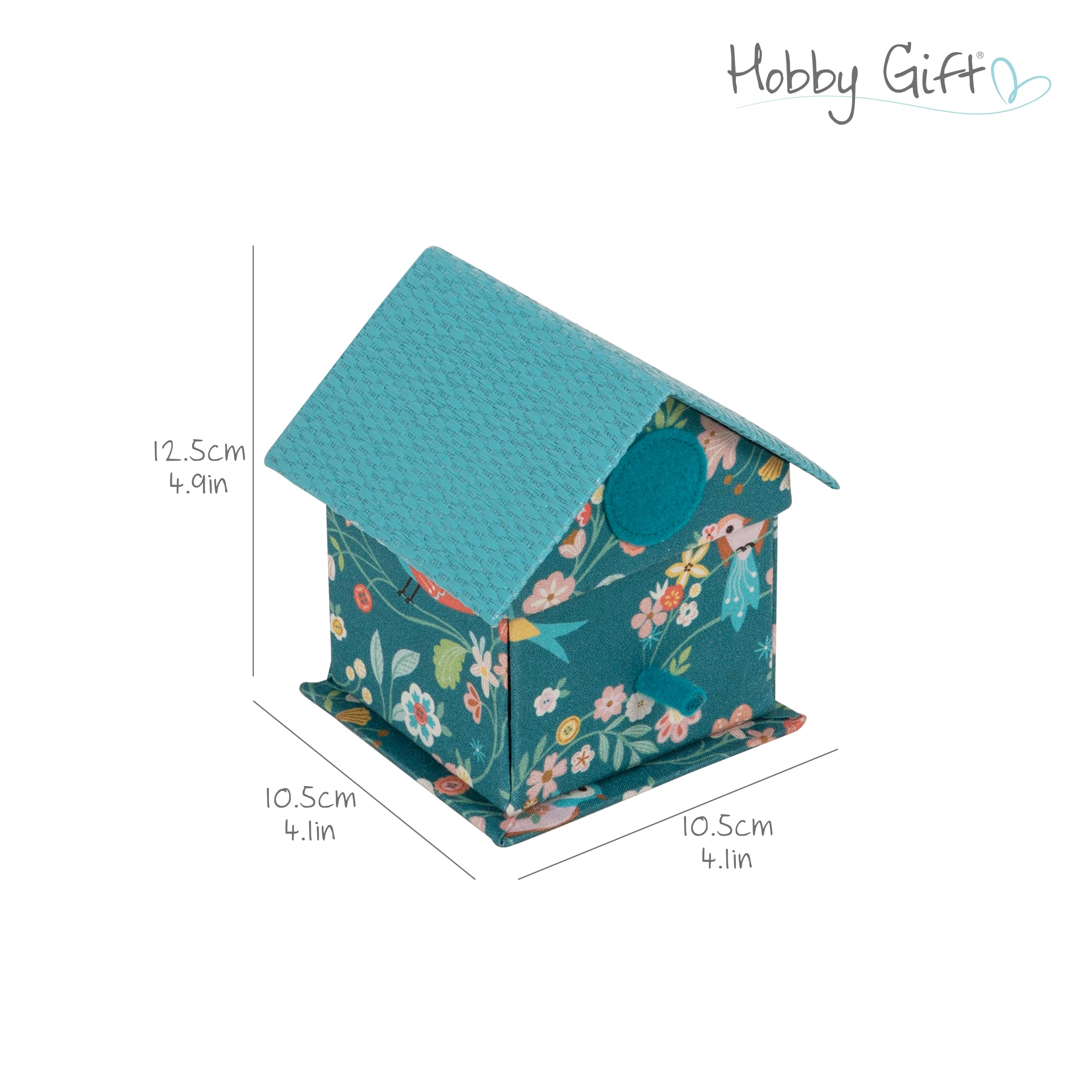 Hobby Gift Kit de Costura Relleno - Estilo Pajarera - 10,5 x 10,5 x 12,5 cm - Aviario