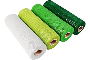St. Patrick's Day Poly Mesh Ribbon: A Vibrant Addition to Your Festive Décor