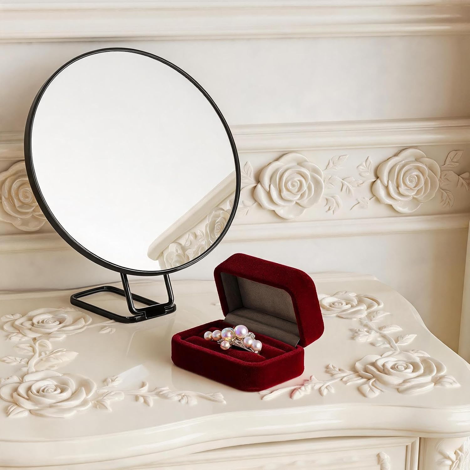 Magnified Makeup Mirror 30X Magnifying Foldable Travel Beauty Glass image 3
