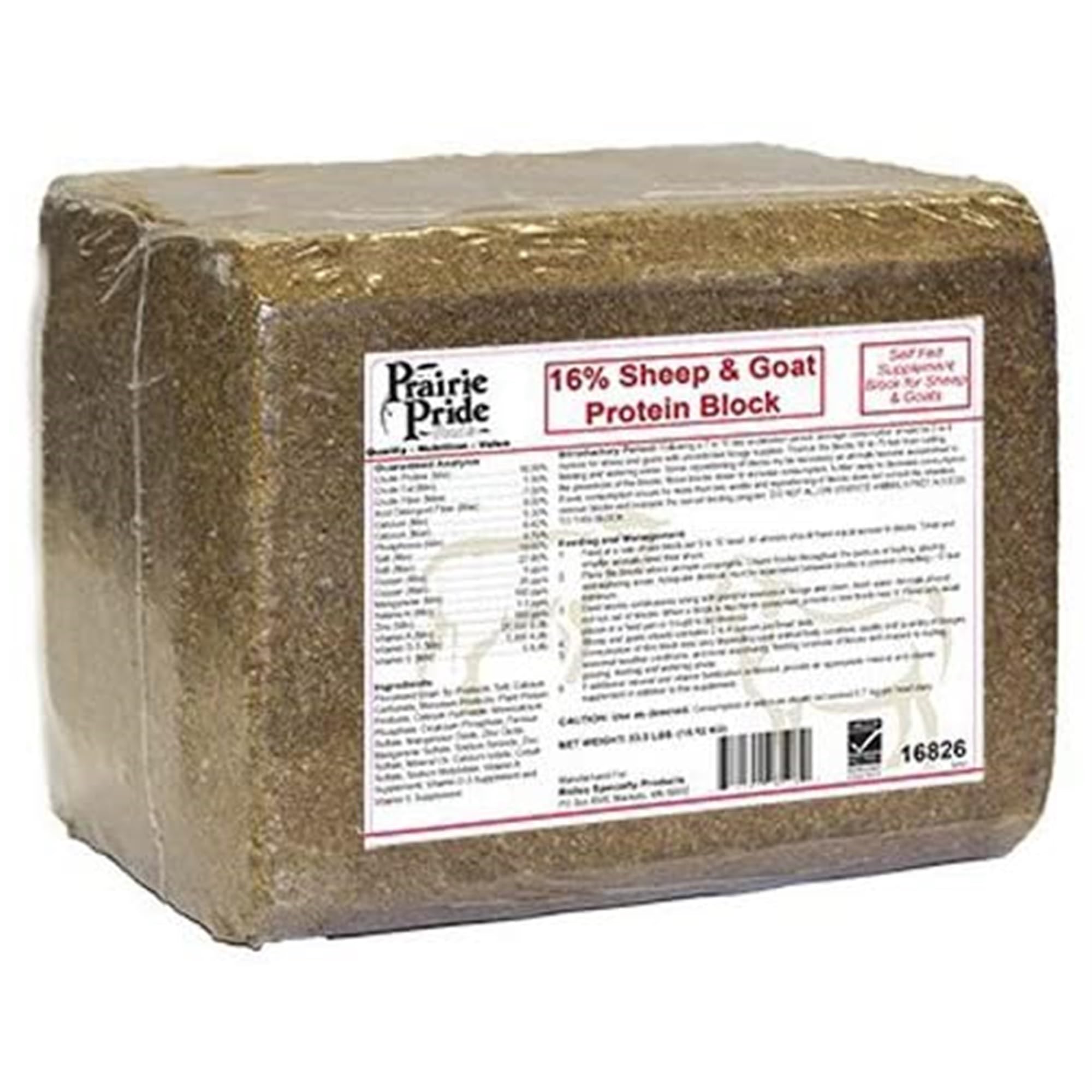 RIDLEY 16826 Sheep Goat Block 33lb