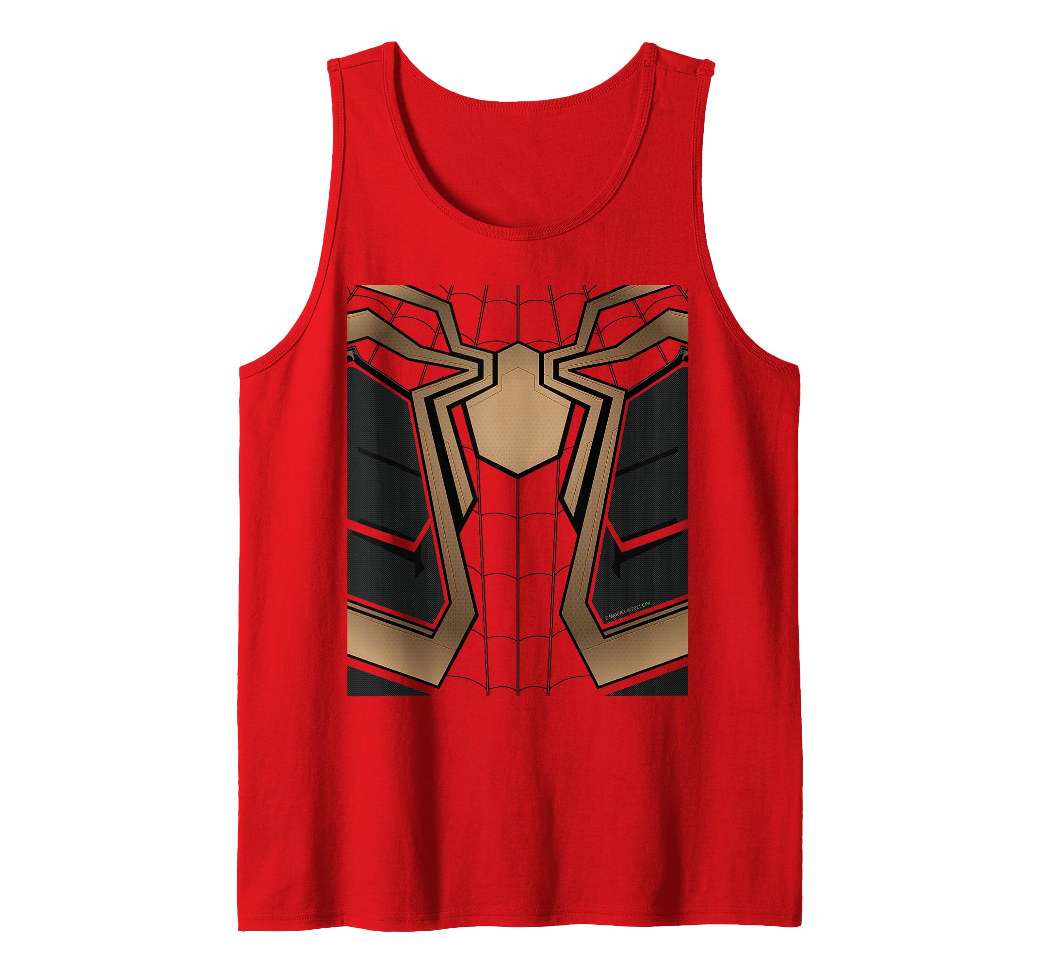 Spider-Man costume tank top Marvel vêtement sans manches rouge