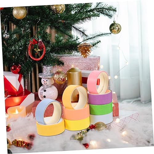 Miniatura 4 de 24 rollos de cinta washi de color sólido Washi cinta de papel Washi cinta washi cinta de chatarra suministros de reserva de cuadernos cinta adhesiva