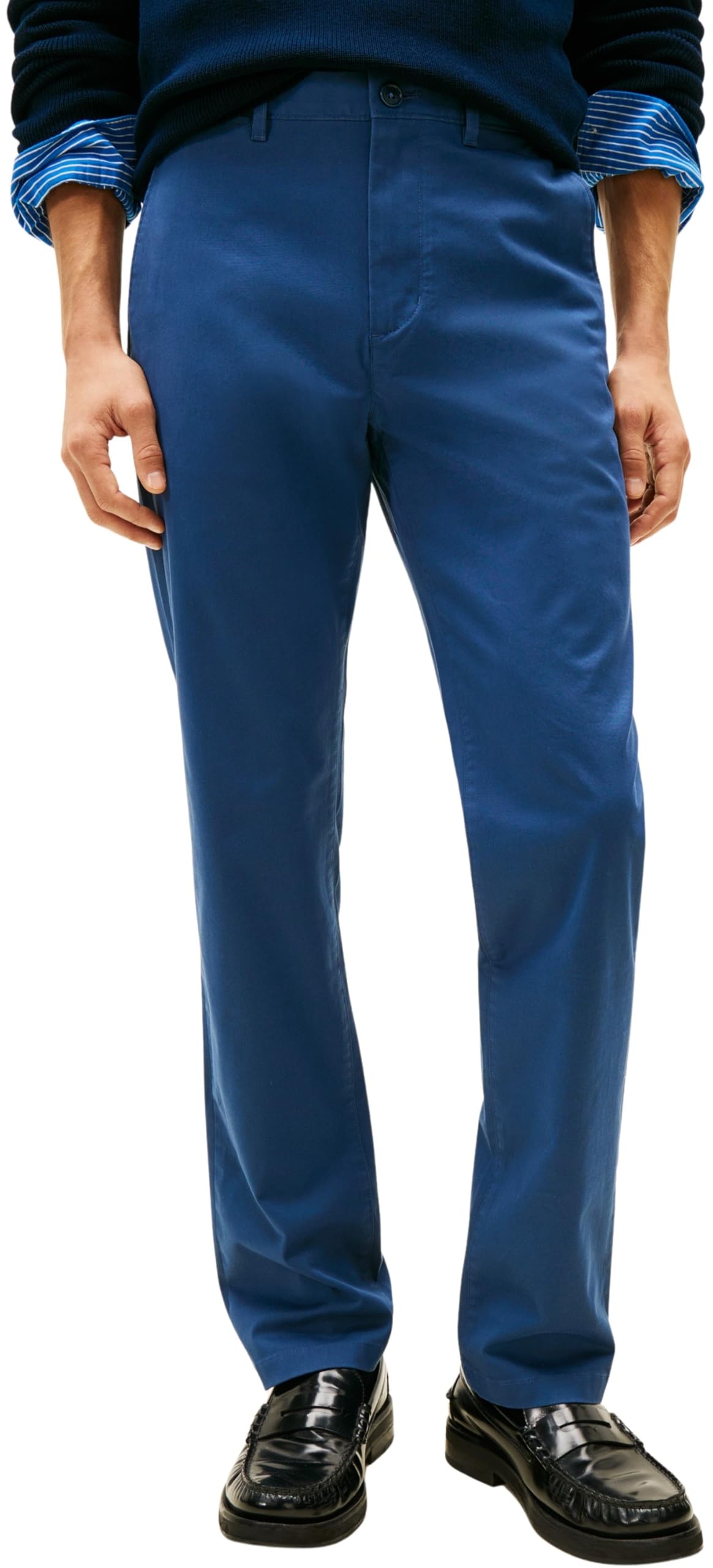 Tommy Hilfiger Men Denton Essential Twill MW0MW40262 Chino, Blue, 40W / 32L