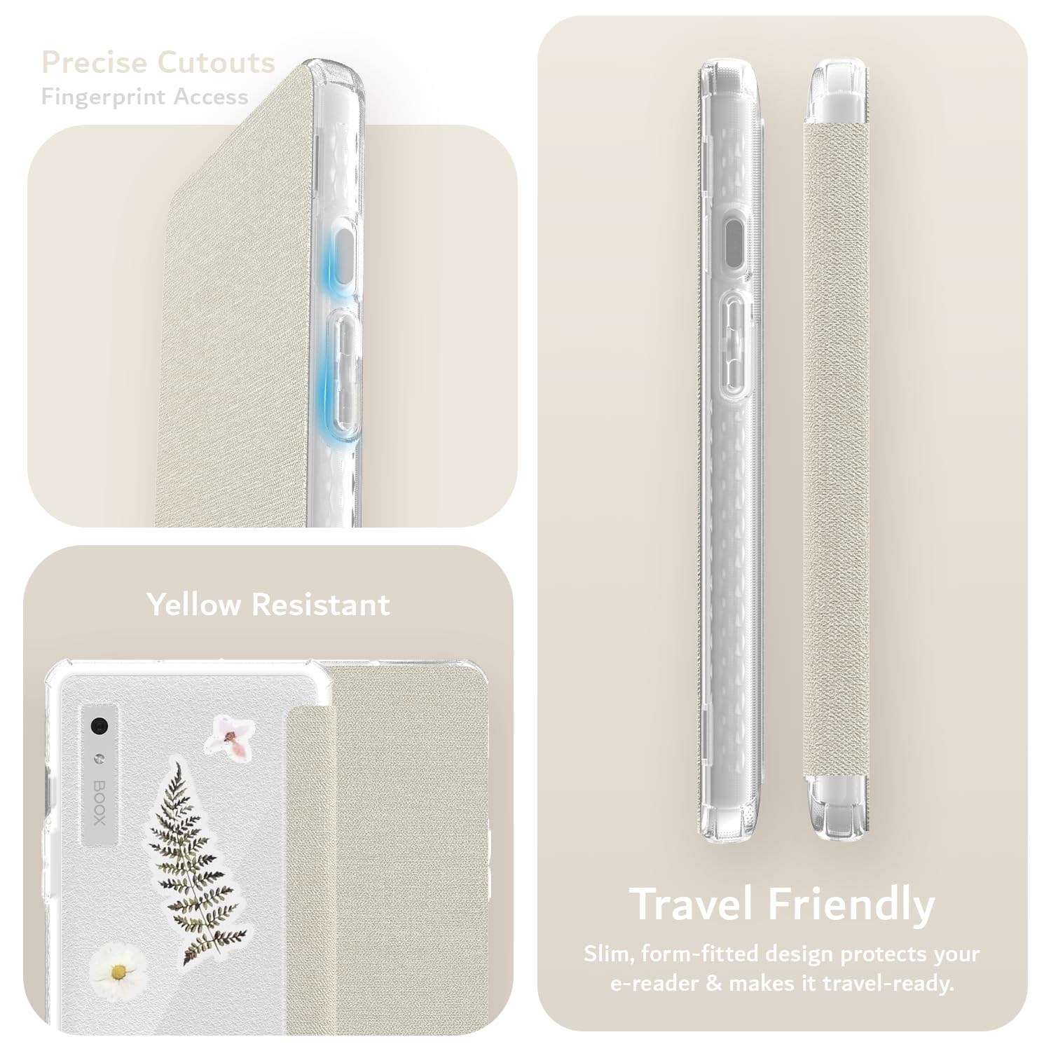 Amazon.co.jp: TUDIA SKN FLIP V2 Onyx Boox Palma 2 ケース用 –【強化