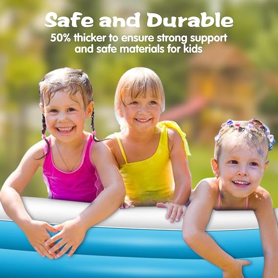 56475EP Swim Center Family Lounge Inflatable Pool 90 X 90 X 26