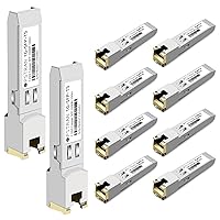 Vista 10 de Módulo transceptor de cobre 1000BASE-T SFP RJ45 compatible con Cisco GLC-T SFP-GE-T el 328.1 ft Cat5e/6