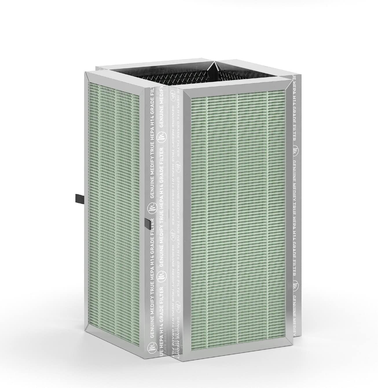 Medify Air MA-50 Genuine Replacement Filter | for Allergens, Wildfire Smoke, Dust, Odors, Pollen, Pet Dander | 3 in 1 with Pre-filter, HEPA H14, and Activated Carbon | Removal to 0.1 Microns | 1-Pack - Image 3