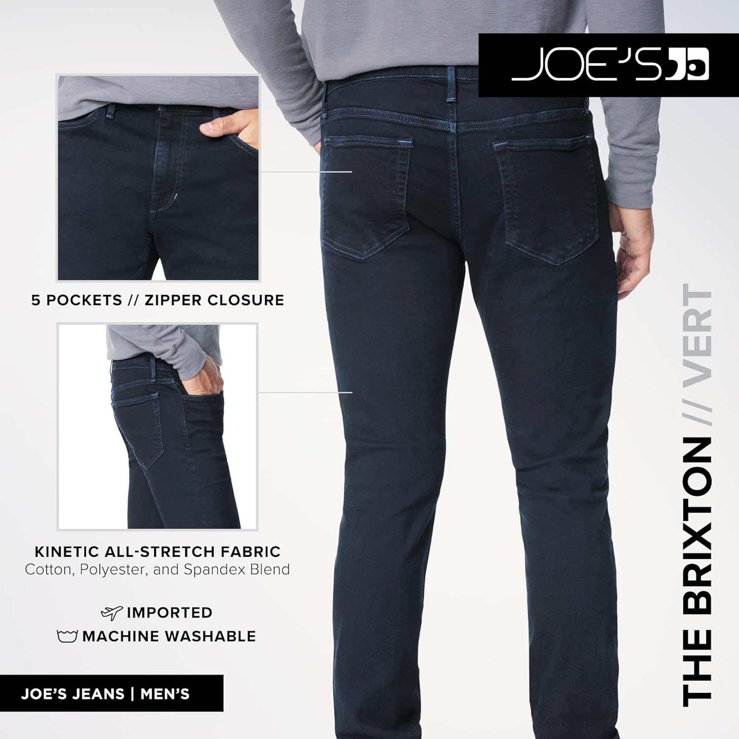 Joe's Jeans Mens Brixton Straight and Narrow Leg Jean - Image 4