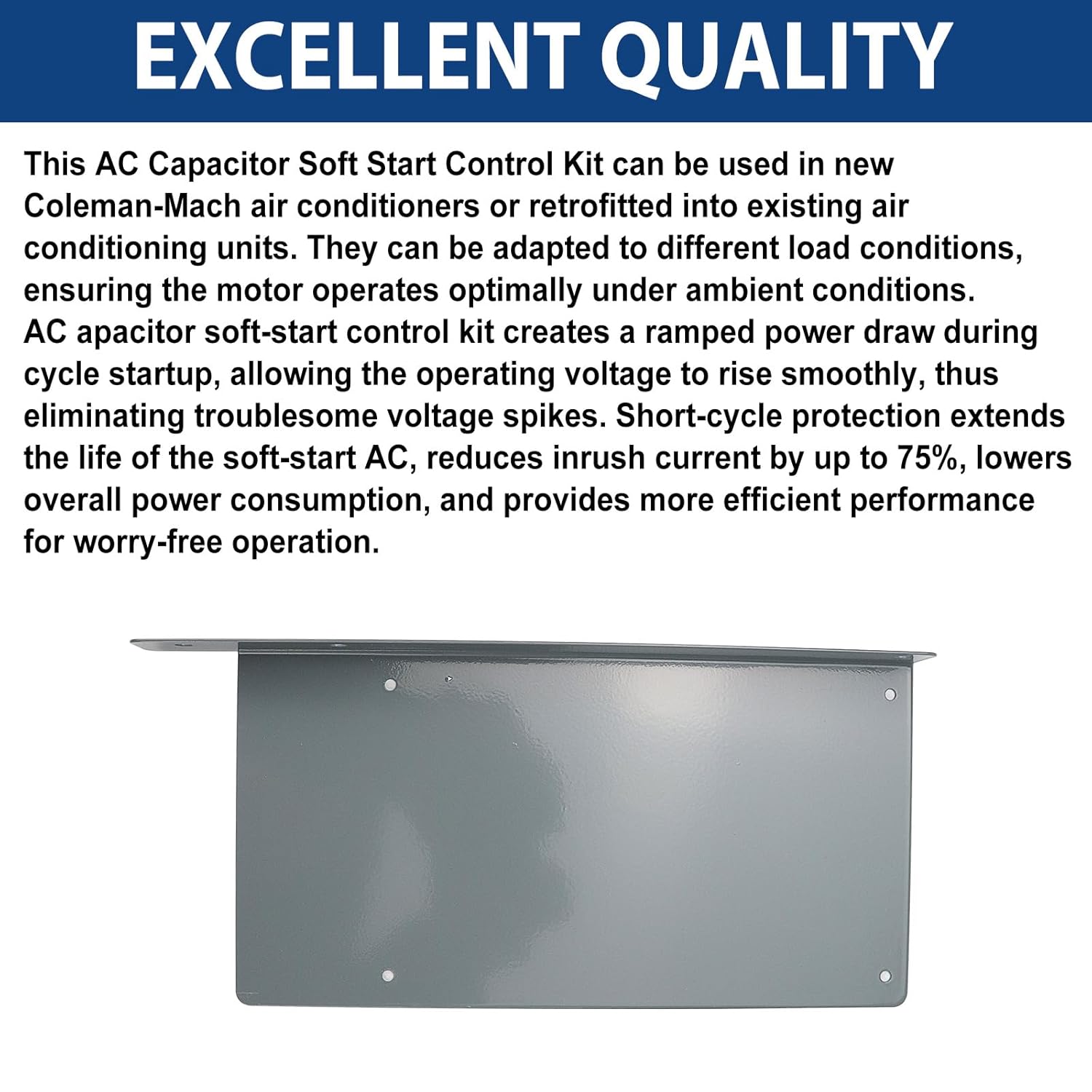 1497-3601 AC-Capacitor Soft-Start Control Kit - Reduce The Starting Current of The Compressor Compatible with Coleman-Mach 50XX/ 452XX/ 470XX/ 472XX/ 480XX/ 482XX-Series