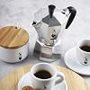 Bialetti Moka Express Espresso Coffee Pot, 1 Person, 50 ml Volume, Silver [Energy Class A]