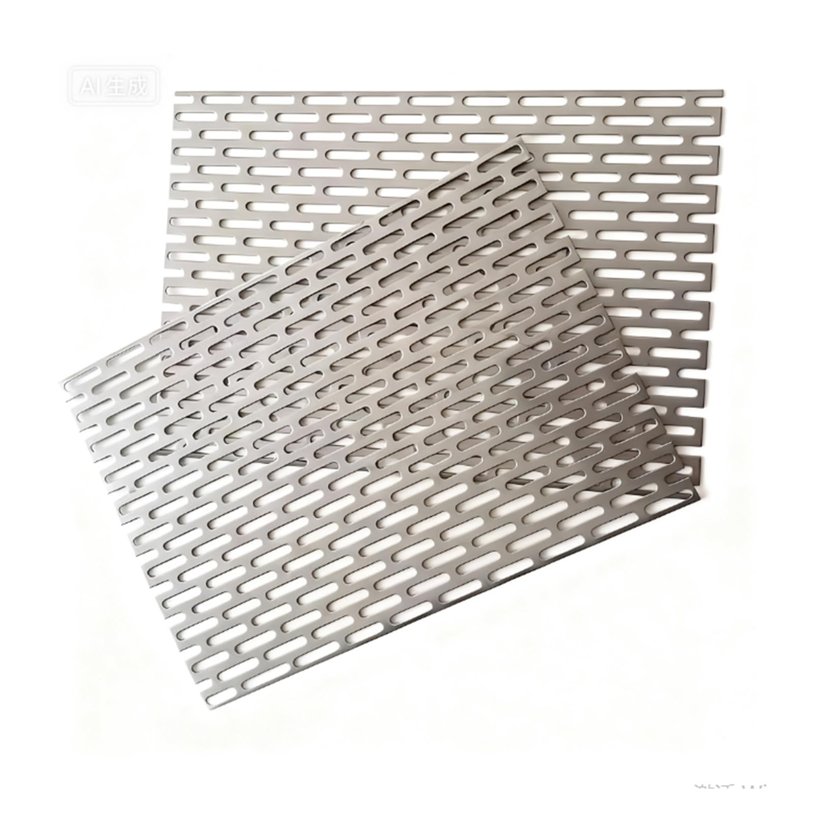 HYQOUKLR Stainless Steel Perforated Sheet, 304 Stainless Steel Perforated Sheet, 0.8-1.2mm Thick, 15x15-50x50cm, Air Vent Filter DIY(1.2mm Thick,35x40cm)
