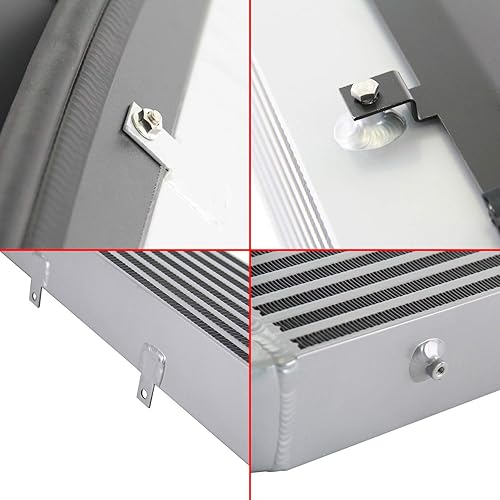 Miniatura 7 de Intercooler de montaje frontal de alto rendimiento para Ford Fiesta ST 2014-2017 (Plata)