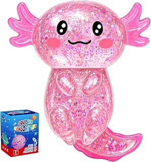 Glitter Stress Relief Toy, Soft Fidget Squishy Sensory Toypink