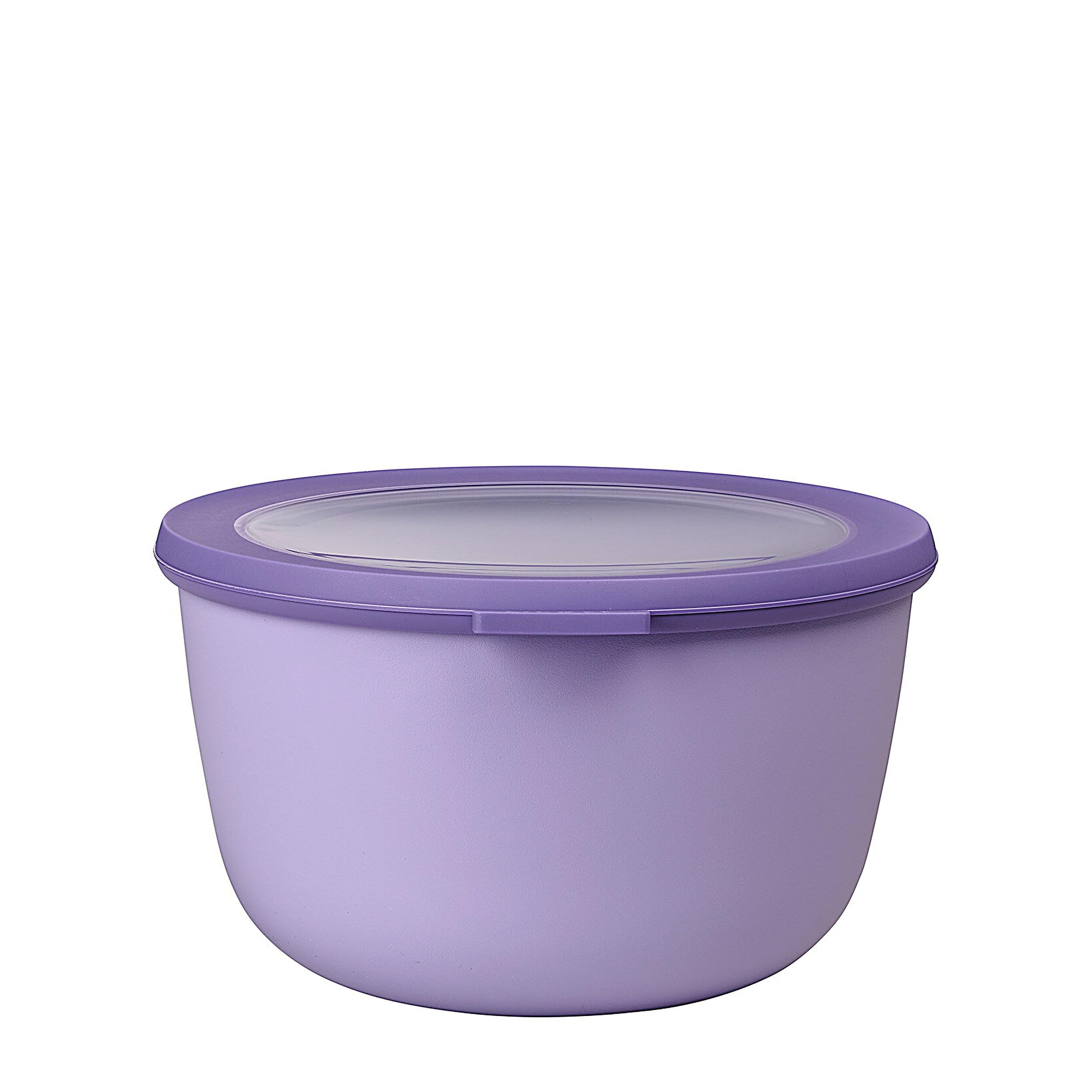 Mepal - Multi Bowl Cirqula Round - Kapaklı saklama kabı - Buzdolabı, mikrodalga fırın ve saklama kabı olarak hava geçirmez saklama kutusu olarak uygundur - 2000 ml - Nordic Lilac