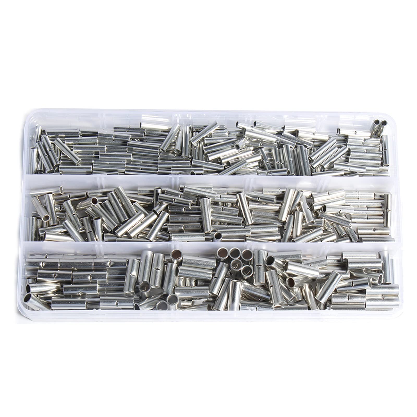 450 szt. Miedziana para złącze do przewodów blaszana łączenie tulei goły zestaw do zaciskania końcówek DIY naprawa elektryczna perfection (Color : 450pcs)