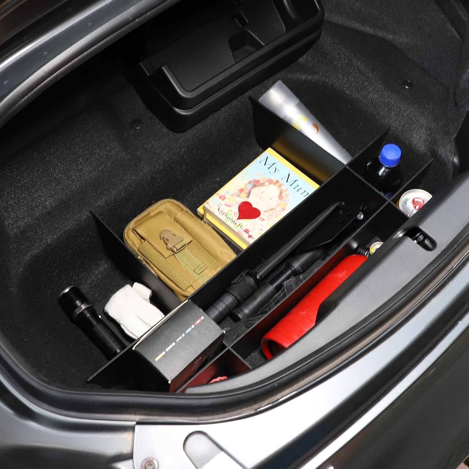 Fit For Mazda MX-5 ND 2016 2017 2018 2019 2020 2021 2022 2023 2024 2025+,Car Rear Trunk Dividers Organizer Accessories,Insert Box ABS Secondary Storage