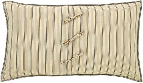 Miniatura 2 de VHC Brands Farmhouse Sawyer Mill accesorio de ropa de cama, King Sham 21x37, gris carbón