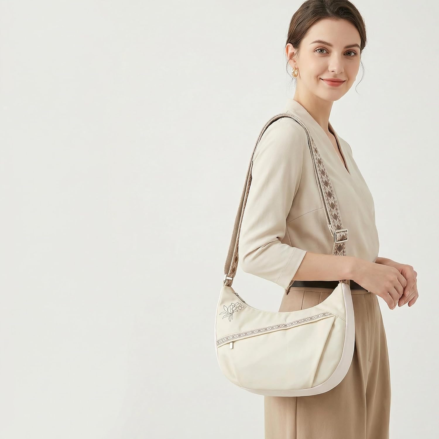 Crossbody Bags for Women Messenger Shoulder Bag Purses for Women with Adjustable Strap for Travel