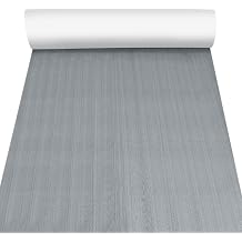 Boat Flooring EVA Foam Decking Sheet - Upgraded Hi-Strength Adhesive Marine Vinyl Flooring,Non-Slip Faux Teak Sea Deck Marine Mat with Rubber Rolle