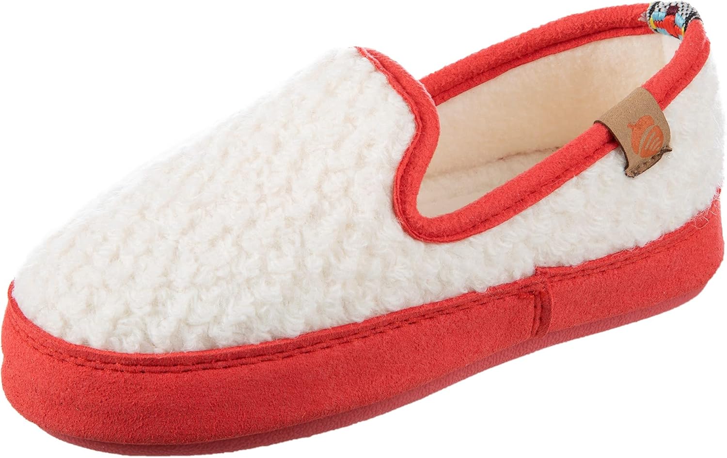 Acorn unisex child L'il Bristol Berber Lightweight Slipper, White, 8-9 Toddler US