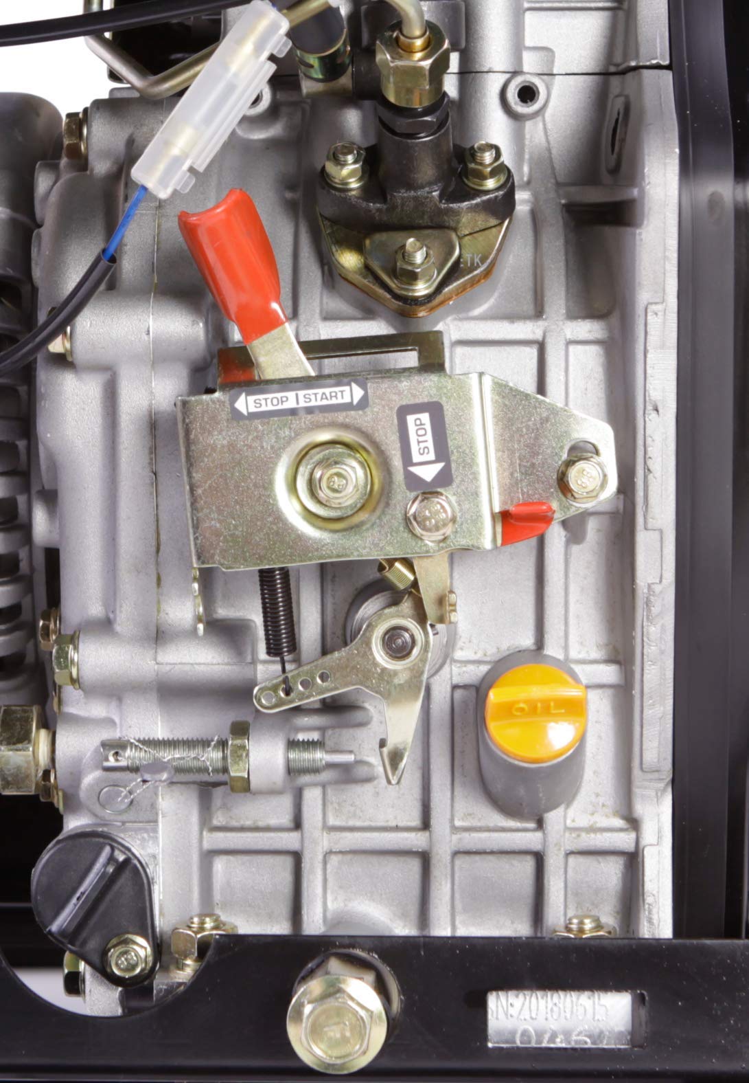 Könner & Söhnen KS 9300DE-1/3 ATSR Super S generador diésel, 7500 (400 V)/6500 (230 V), generador diésel con arranque eléctrico, precalentador, alimentación de emergencia