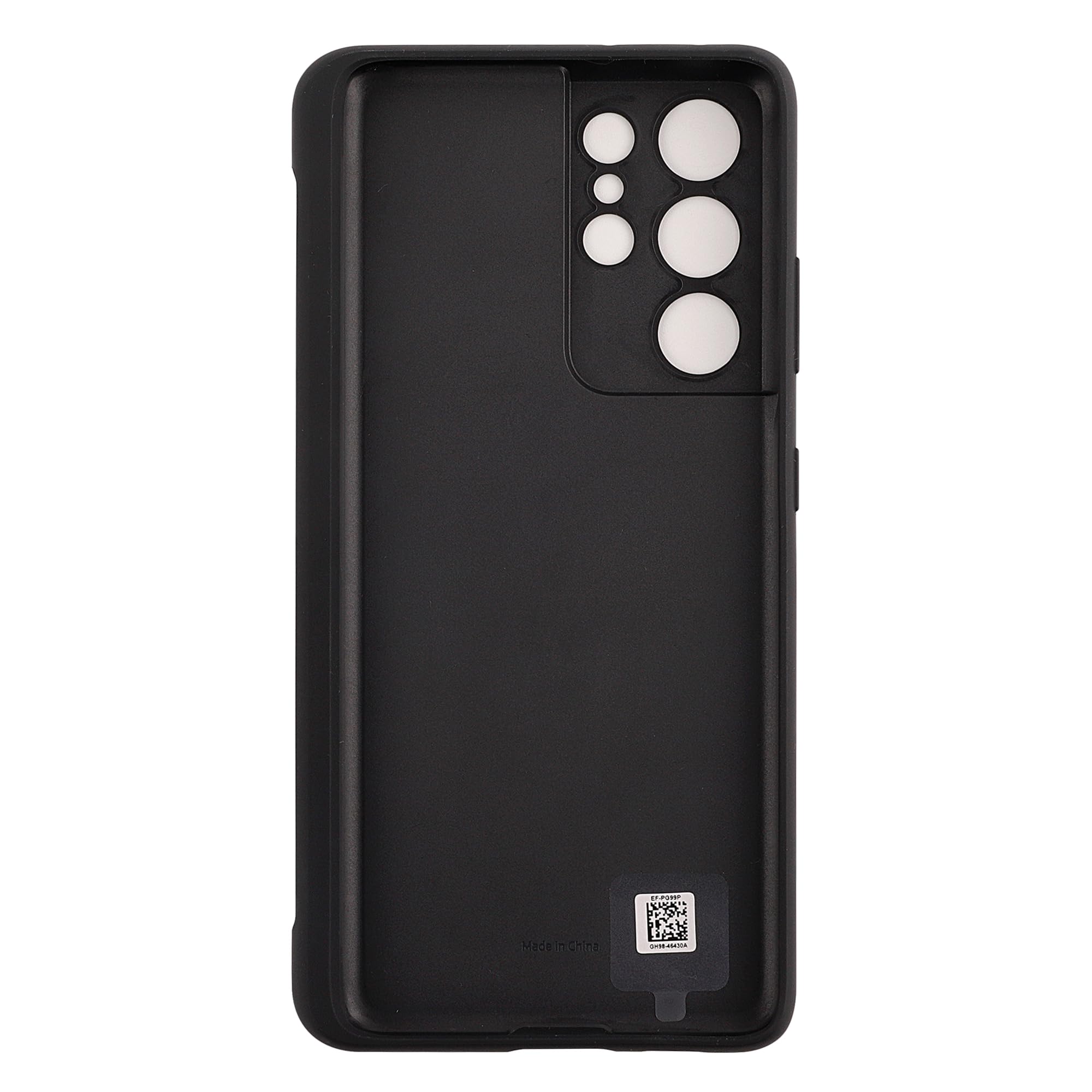 Custodia compatibile con Samsung Galaxy S21 Ultra 5G (S-Pen non inclusa), in silicone, antiurto, sottile e maneggevole, nero
