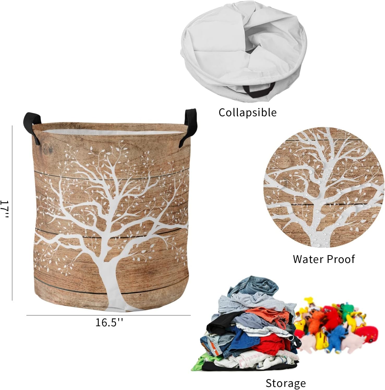 Laundry Basket Accessories Laundry Bags for Dirty Clothes Storage Baskets Laundry Sorter (Color : A, Size : 42x44cm)