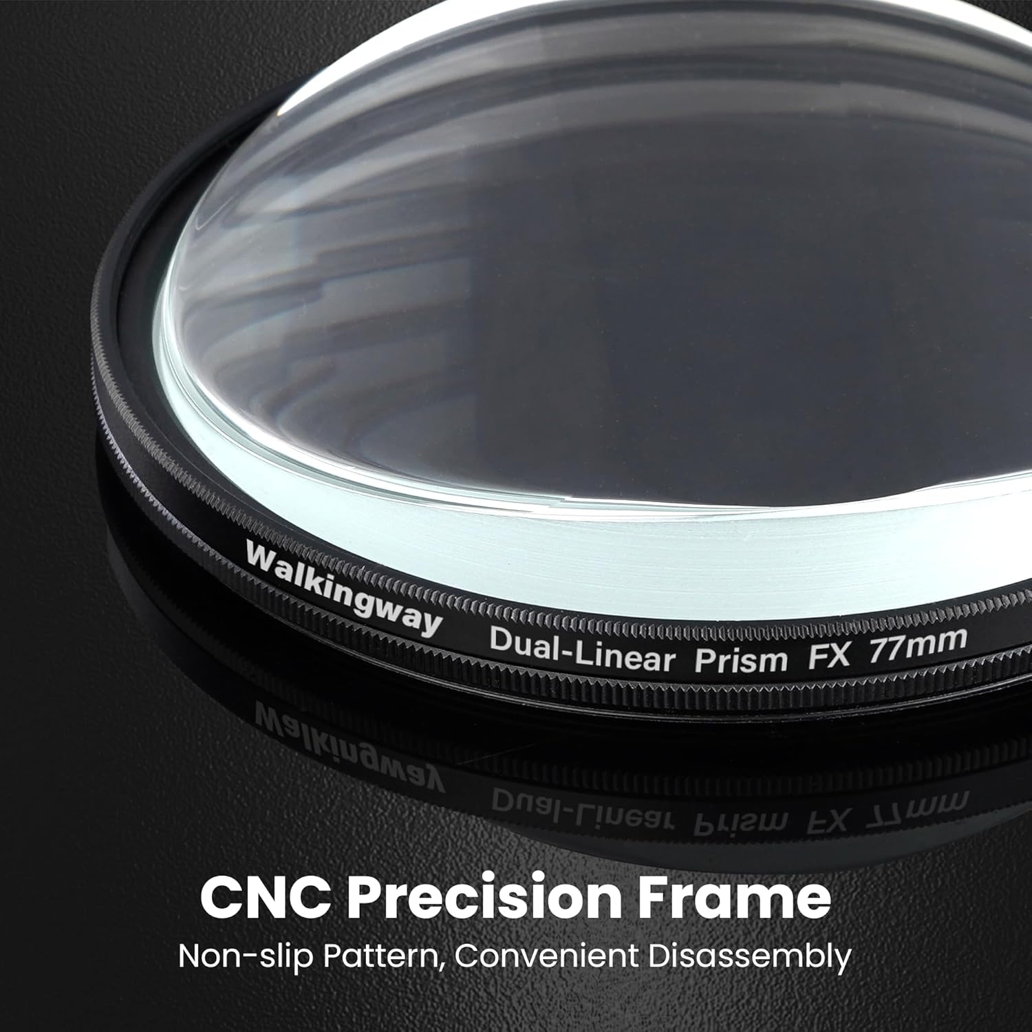 Walking Way 62MM Bilateral Blur Ghost Motion Prism Filter - Rotatable Motion Blur and Double Exposure Lens Filter for Creative Visual Effects Portraits/Videos