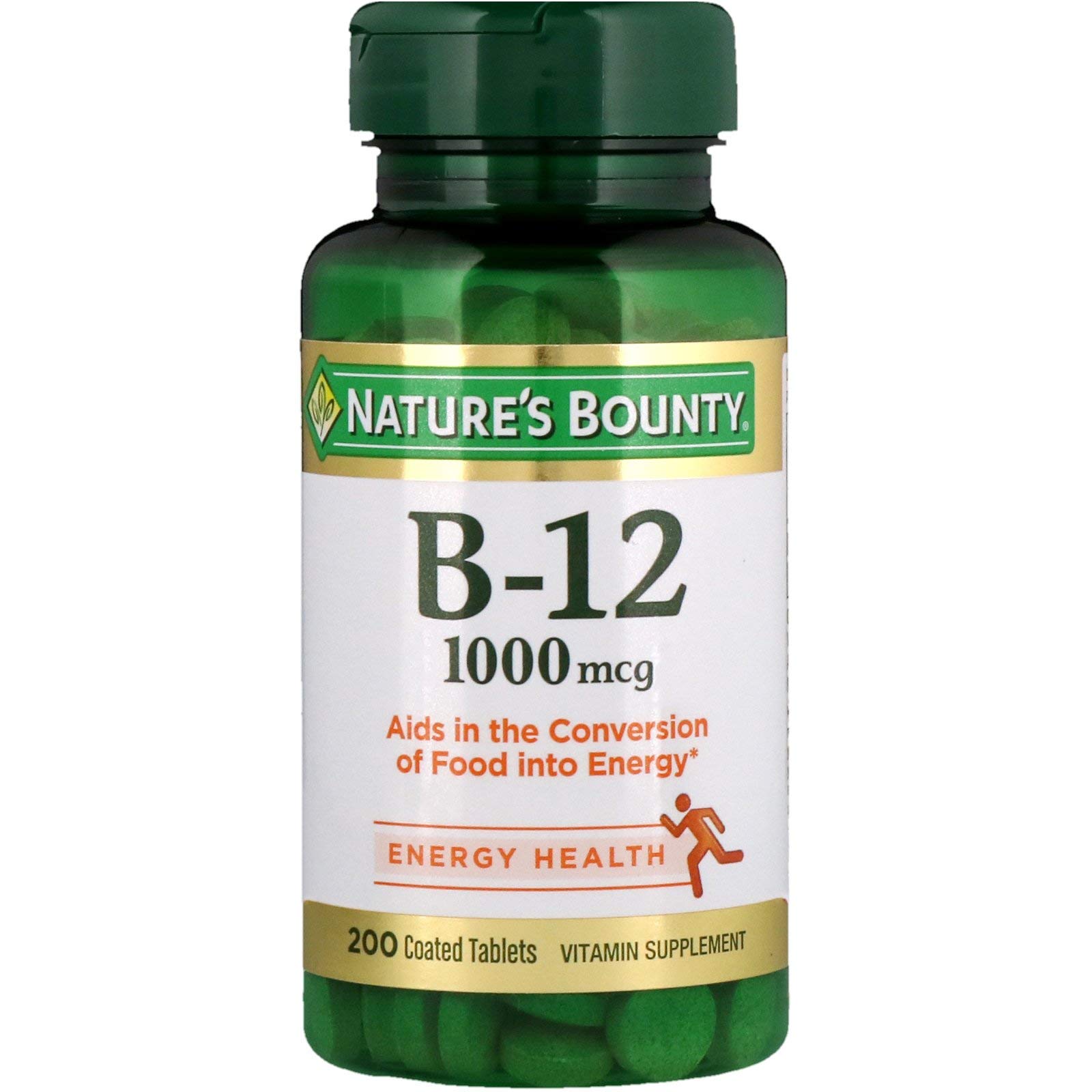 B-12 1000 mcg Coated Tablets, 200 Tablets