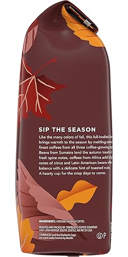 Vista 228 de Starbucks Pike Place Roast - Café molido con tostado medio, 100 % Arábica, 1 bolsa (28 onzas)