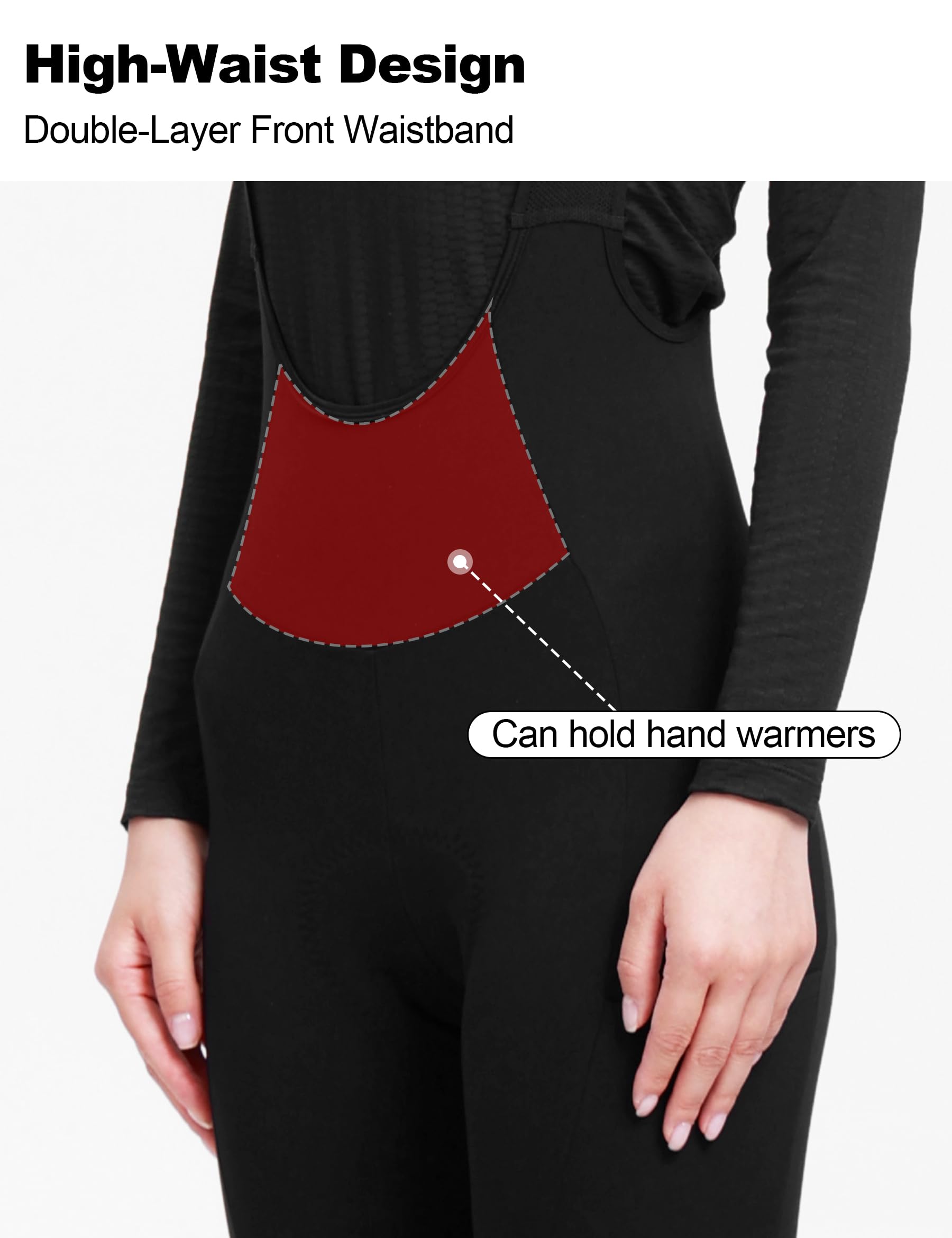 INBIKE Pantalons VTT Femme Cuissard Long Cyclsime Hiver Thermique et Respirant