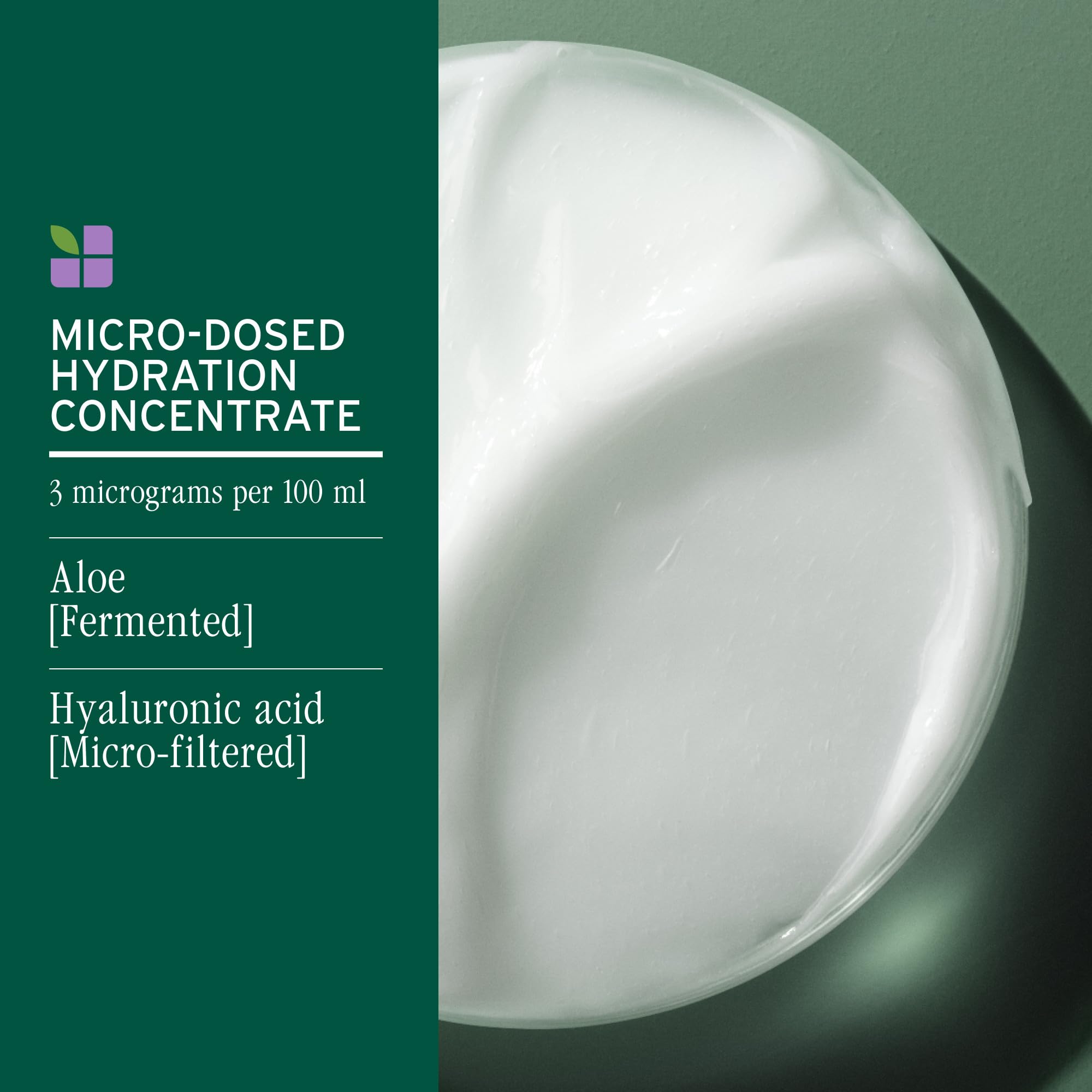 Biolage Hydra Source Leave-In Cream - Instantly Moisturizes & Seals Split Ends, For Dry Hair, With Fermented Aloe & Micro-Filtered Hyaluronic Acid