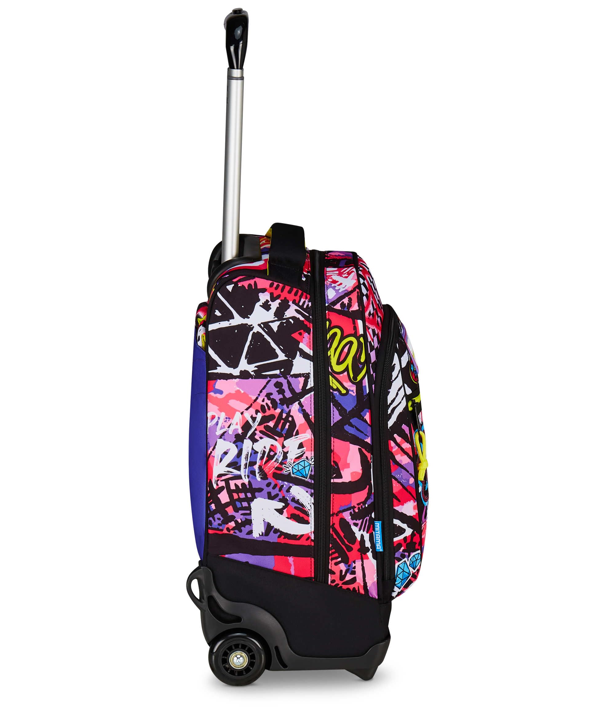 Mitama Trolley DR Scuola URBAN QUEEN, 34 Lt, Rosa, Tasche multifunzione, Spallacci uso zaino, Per bambine e ragazze, scuola elementare e media, Tempo libero e viaggi