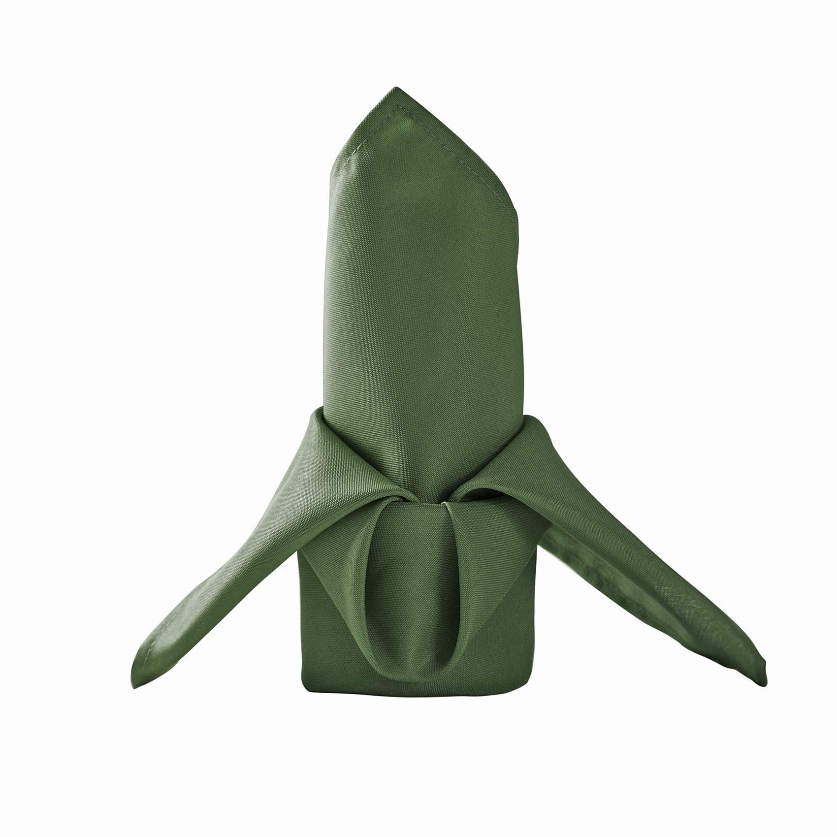 50 servilletas de tela de poliéster de 17 x 17 pulgadas, servilletas lavables de sauce con bordes con dobladillo para restaurante, boda, hotel (50, sauce)