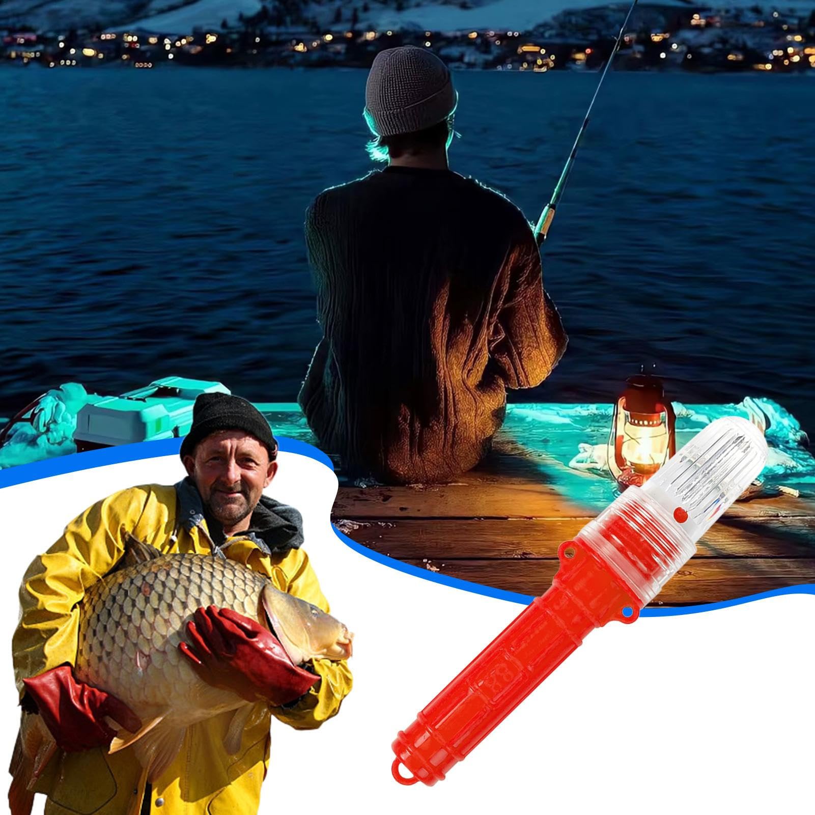 Luce Stroboscopica Marina - Segnalatore per Reti da Pesca - Lampada Segnaletica per Boe e Indicatore di Posizione Marittima