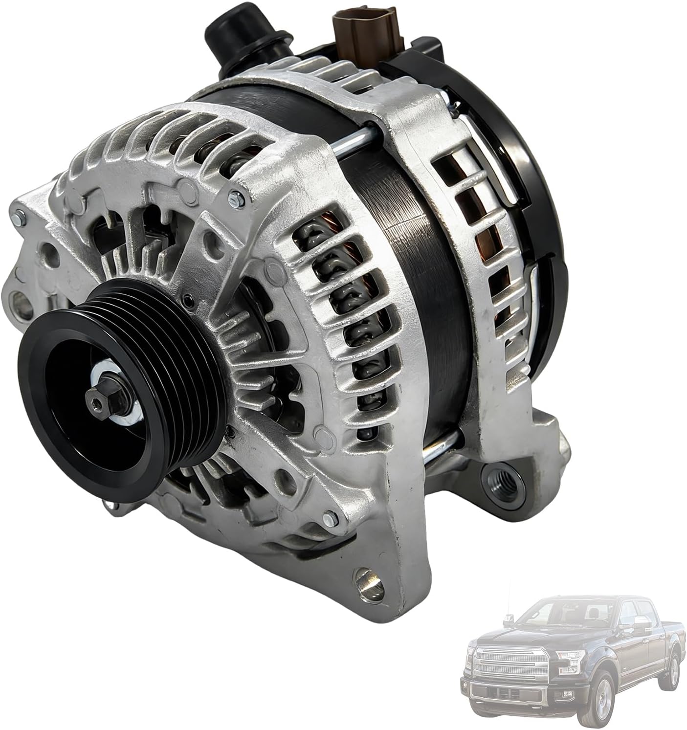 20288N Alternator 12V 100A Compatible with Mazda CX-5 CX5 2013-2019/2022-2023, 3 2014-2018, 6 2014-2021, CX-3 2016-2021,MX-5 Miata & Toyota Yaris,Yaris iA & Scion iA,12V 100A 6-Groove Pulley Clockwise