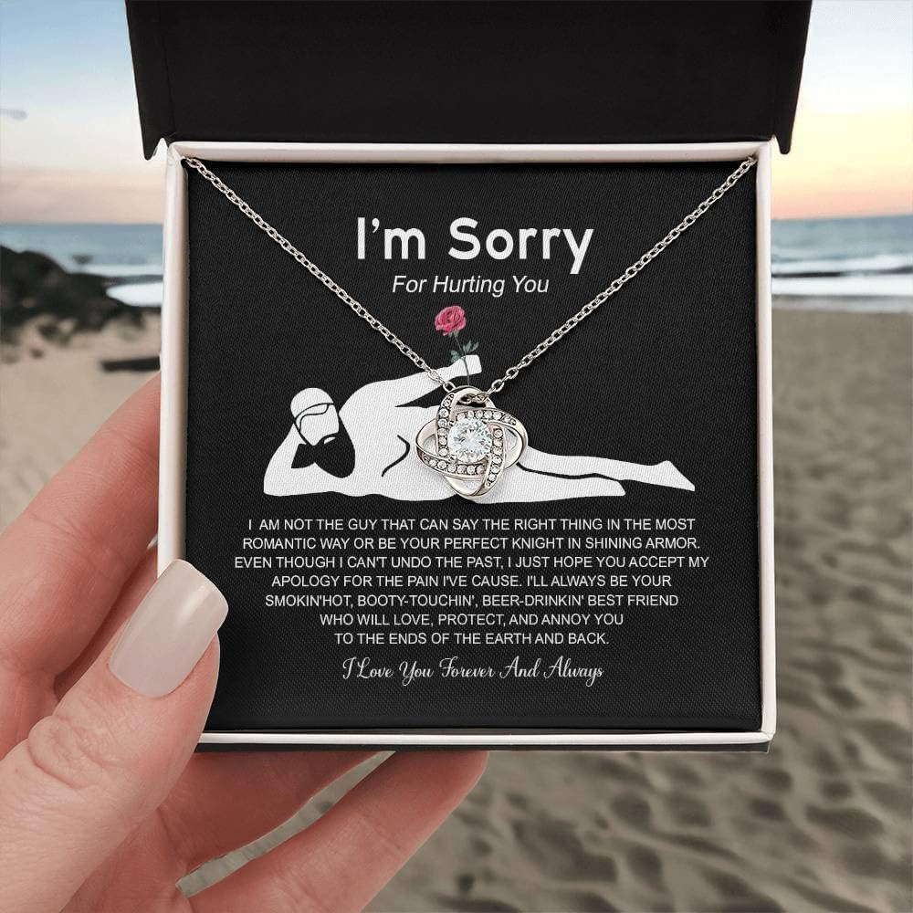 VIRAGIL Im sorry Necklace Gifts,Christmas Presents For Girlfriend, My Girlfriend Gifts for Boyfriend, Necklace Gift Ideas For Wife, Im Sorry Necklace For Women Romantic Jewelry For Her Anniversary - Image 2