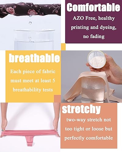 Miniatura 4 de FINETOO Paquete de 6 tangas para mujer, sin costuras, hipster, de tiro bajo, transpirables, invisibles, ropa interior invisible, XS-XL