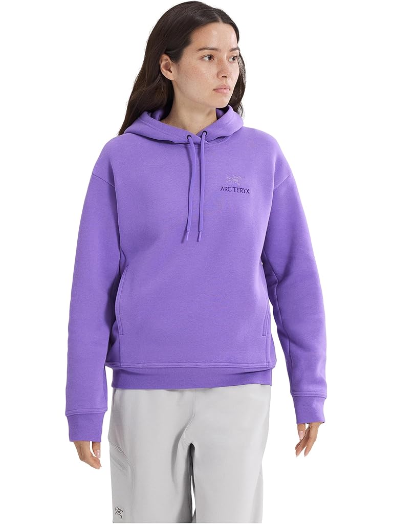 Purple Arc'teryx Emblem Fleece Hoodie