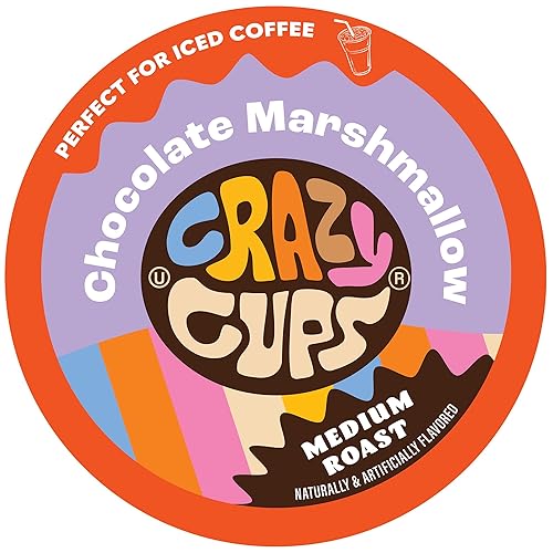 Miniatura 14 de Crazy Cups Cápsulas de café saborizadas, café de especias de vainilla y calabaza, café de una sola porción para máquinas Keurig K Cup, café caliente