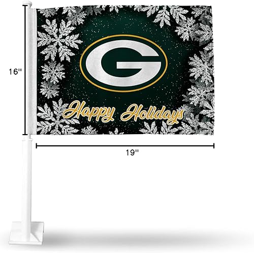 Miniatura 262 de Rico Industries NFL - Bandera de doble cara para automóvil, accesorio para auto B07NHSRDX2