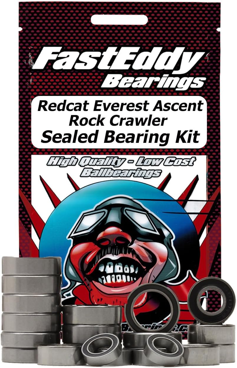 FastEddy Bearings Compatible with Redcat Everest Ascent Rock Crawler Sealed Bearing Kit