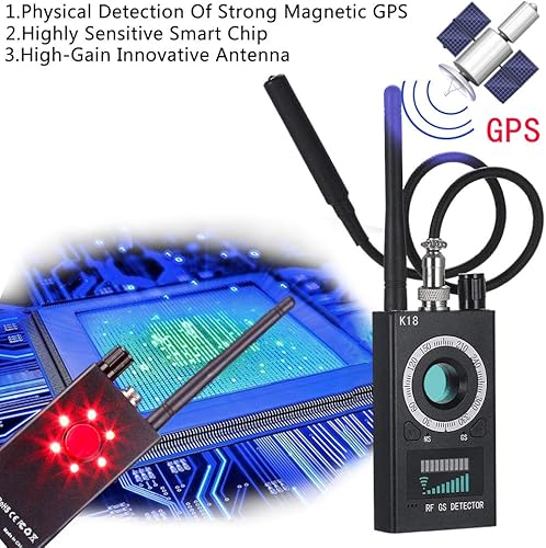 Miniatura 5 de Detectores de cámaras ocultas detector de errores GPS Tracker detector de dispositivos ocultos anti espía detectorRf detector para cámara