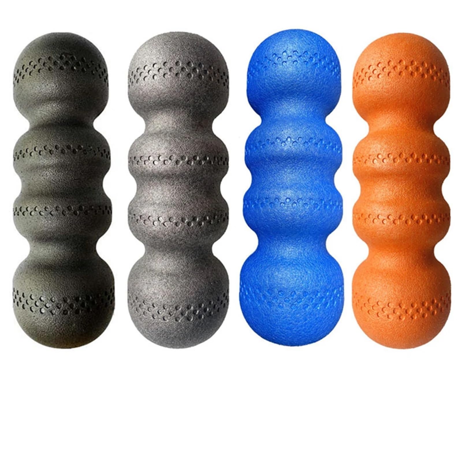 Faszienrolle EPP-Yoga-Schaumstoffrolle, Wellenform-Massage, Muskelentspannung, Sportübungen, Fitness, Rücken, Beine, myofasziale Entspannung, 45 x 15 cm(Blue 55)