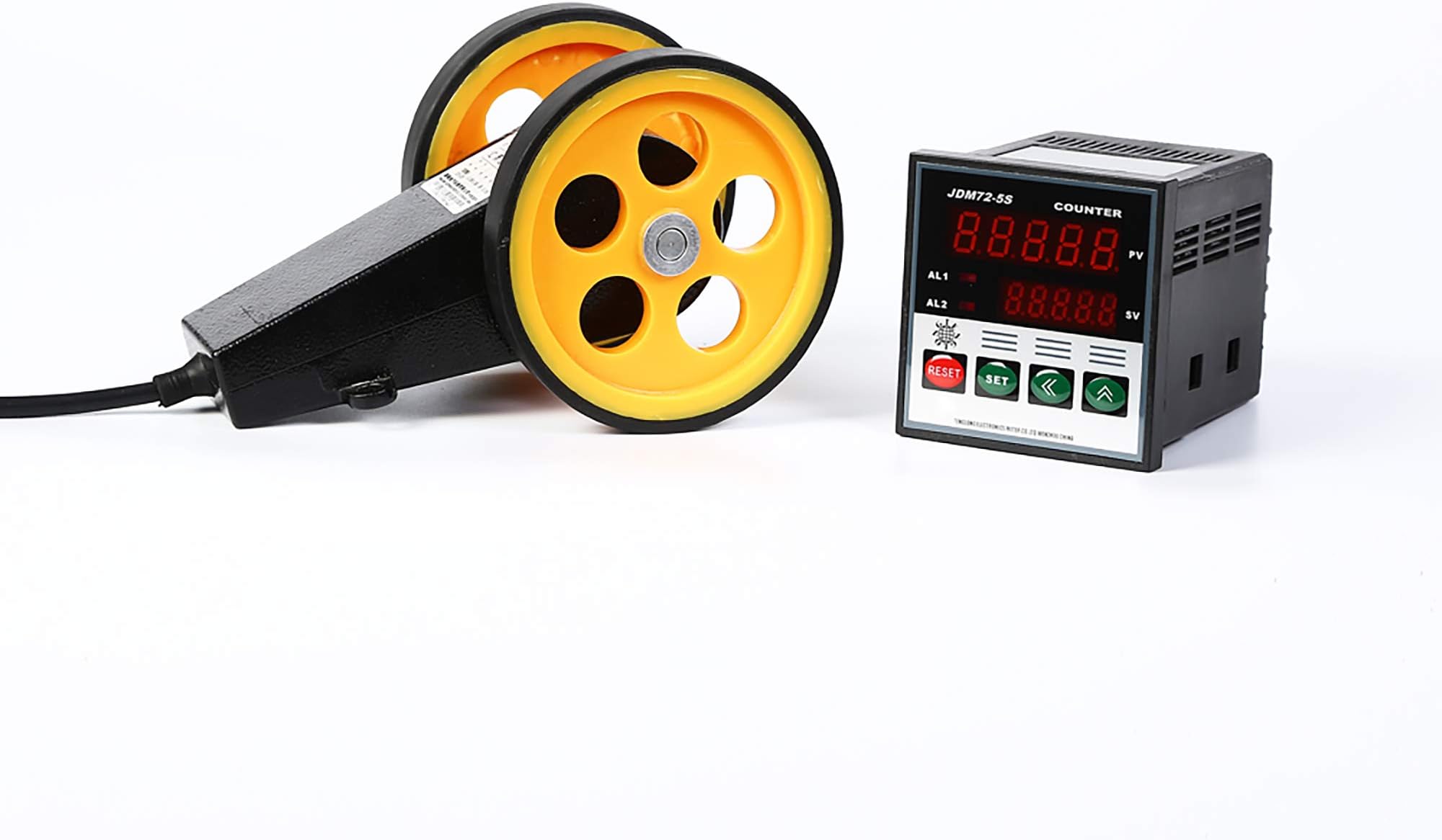 NGTENGLO Digital Length Meter Counter Length Measuring Wheels with Control Function and Digital Display