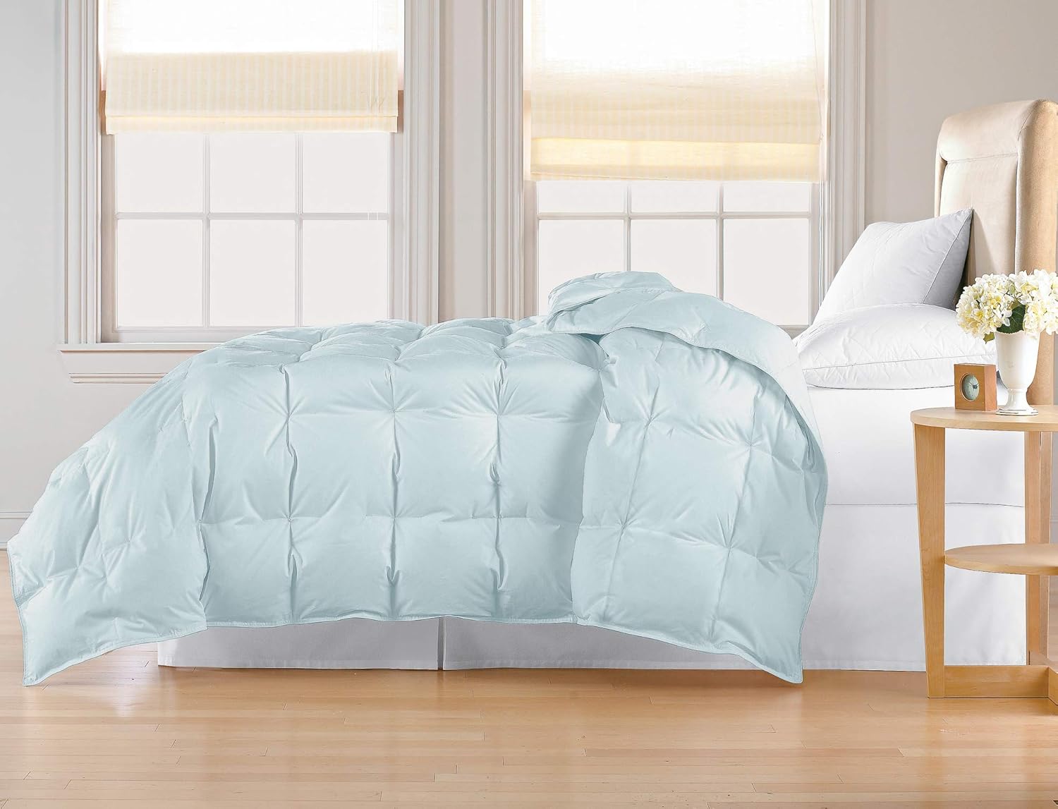 Blue Ridge Home Fashions, Inc. 250 Thread Count Classic Warm Down Fiber Twin in Flax Color DOWN/DOWN DOWN/DOWN BLEND COMFORTER,