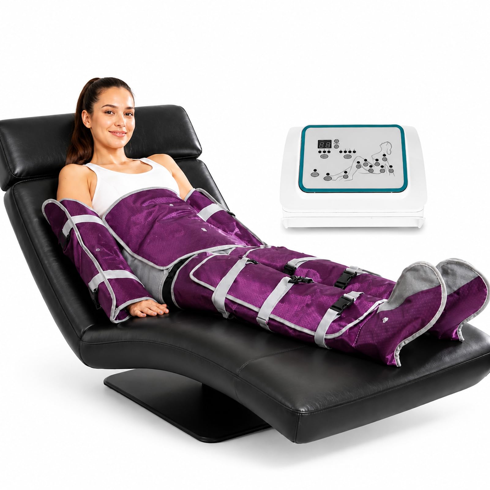 Pressoterapia Linfodrenaggio, Dispositivo Compressione D'Aria 16 Airbag