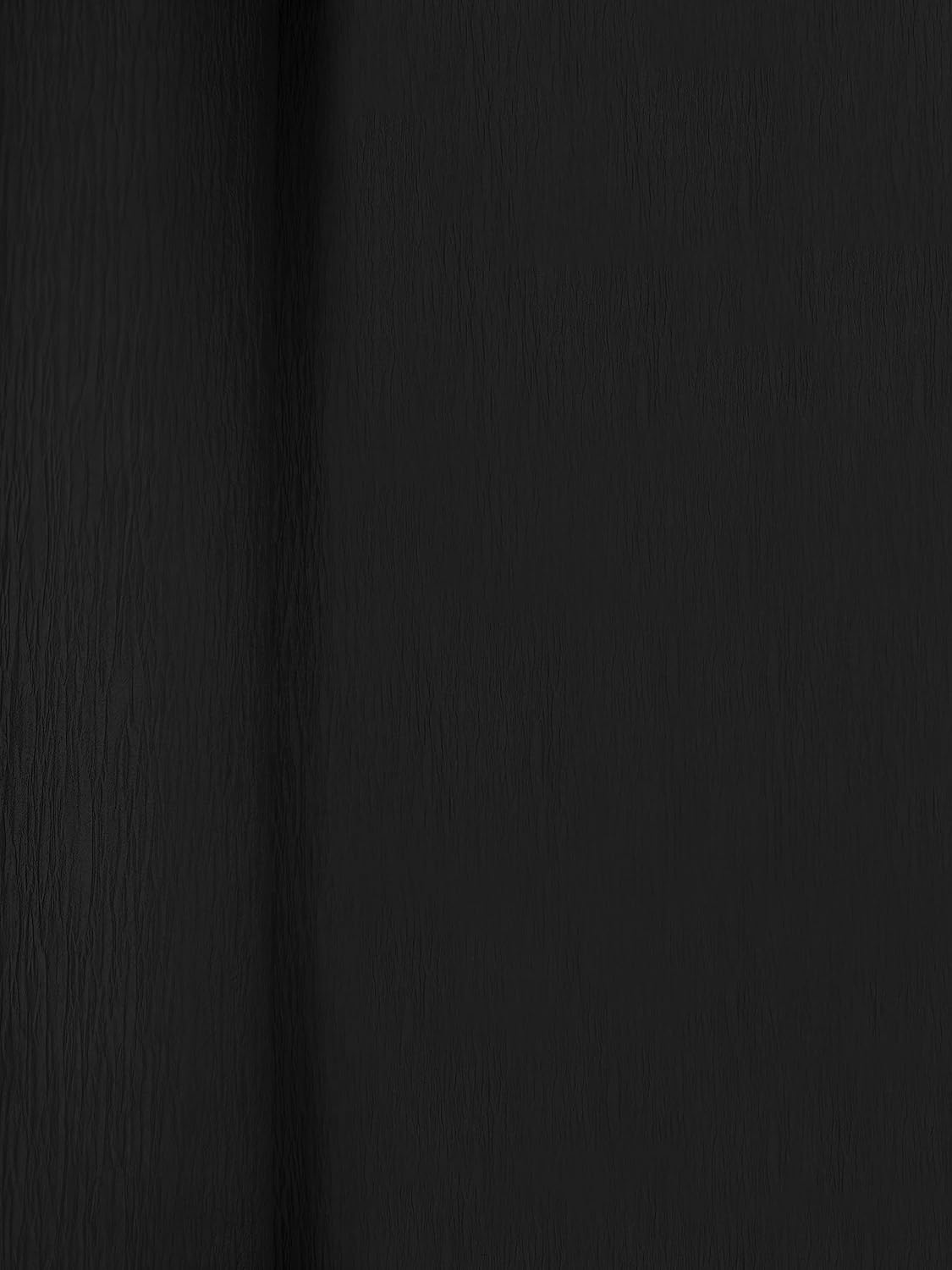 Interdruk - Crepe Paper Rolls for Kids, DIY and Decorations - Pack of 10 Reels (50cm x 200cm, 28g/m2) - 30 Black