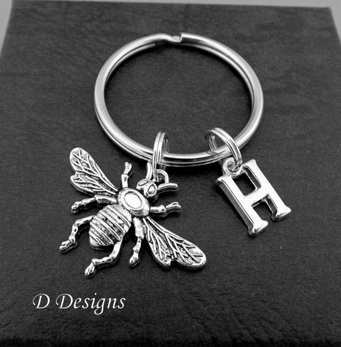 Bee Keyring Personalised