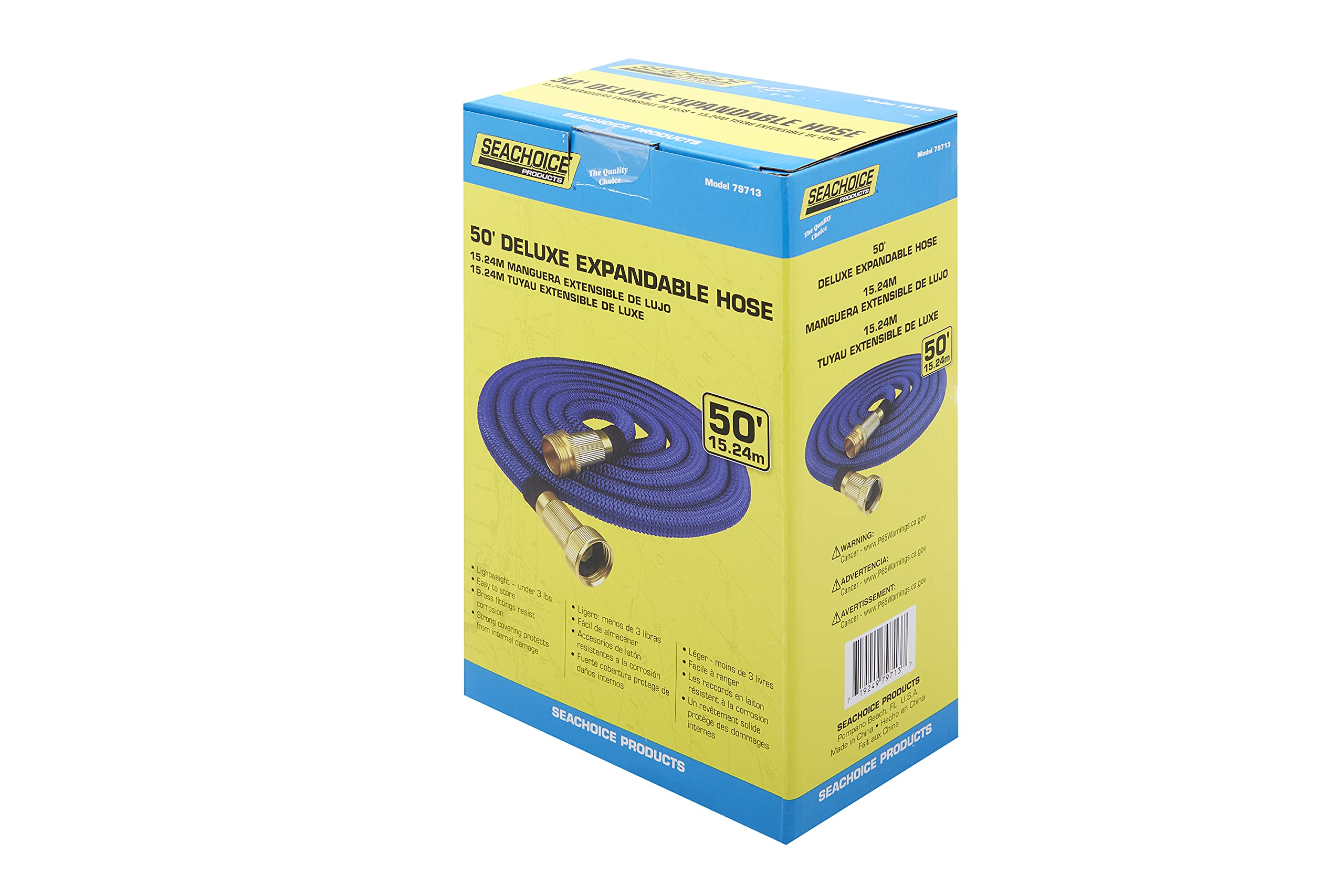 Seachoice 50 Ft. Expanding Hose with Brass Fittings